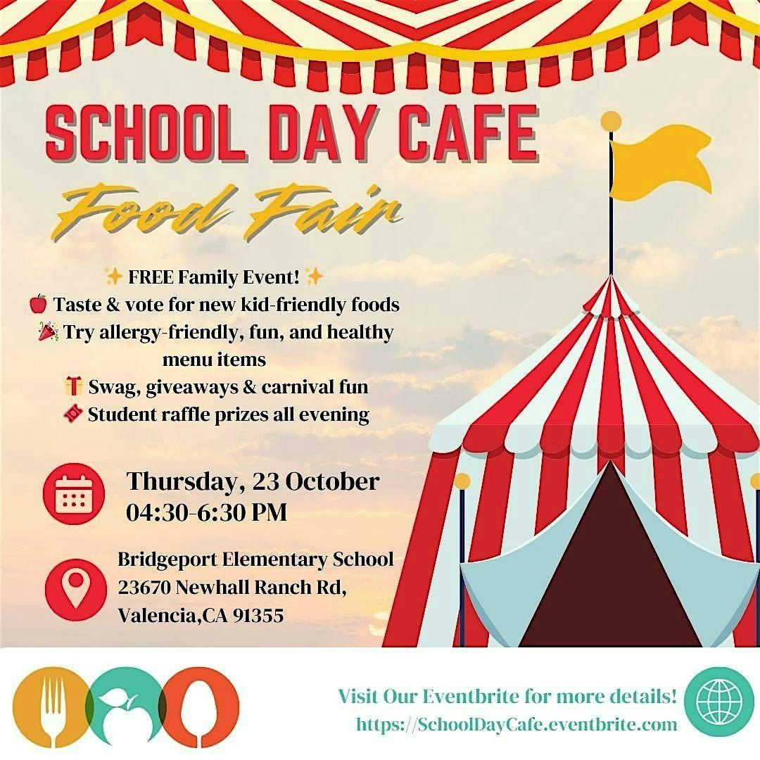 School Day Cafe School Nutrition Food Fair