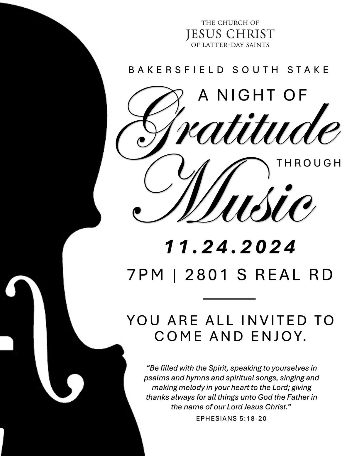 A Night of Gratitude Through Music