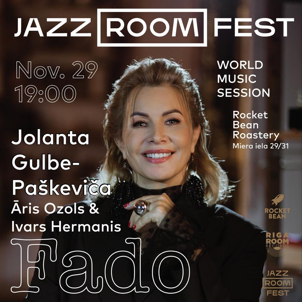 JAZZ ROOM FEST \/ JOLANTA GULBE - PA\u0160KEVI\u010cA \/ FADO