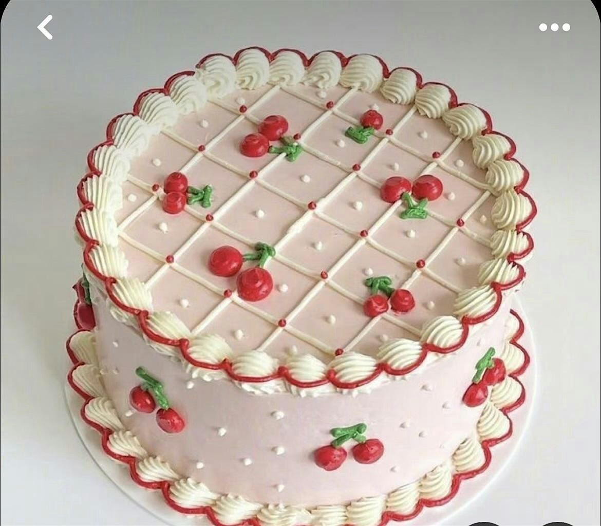 Cherries & Charm Cake Decorating Class