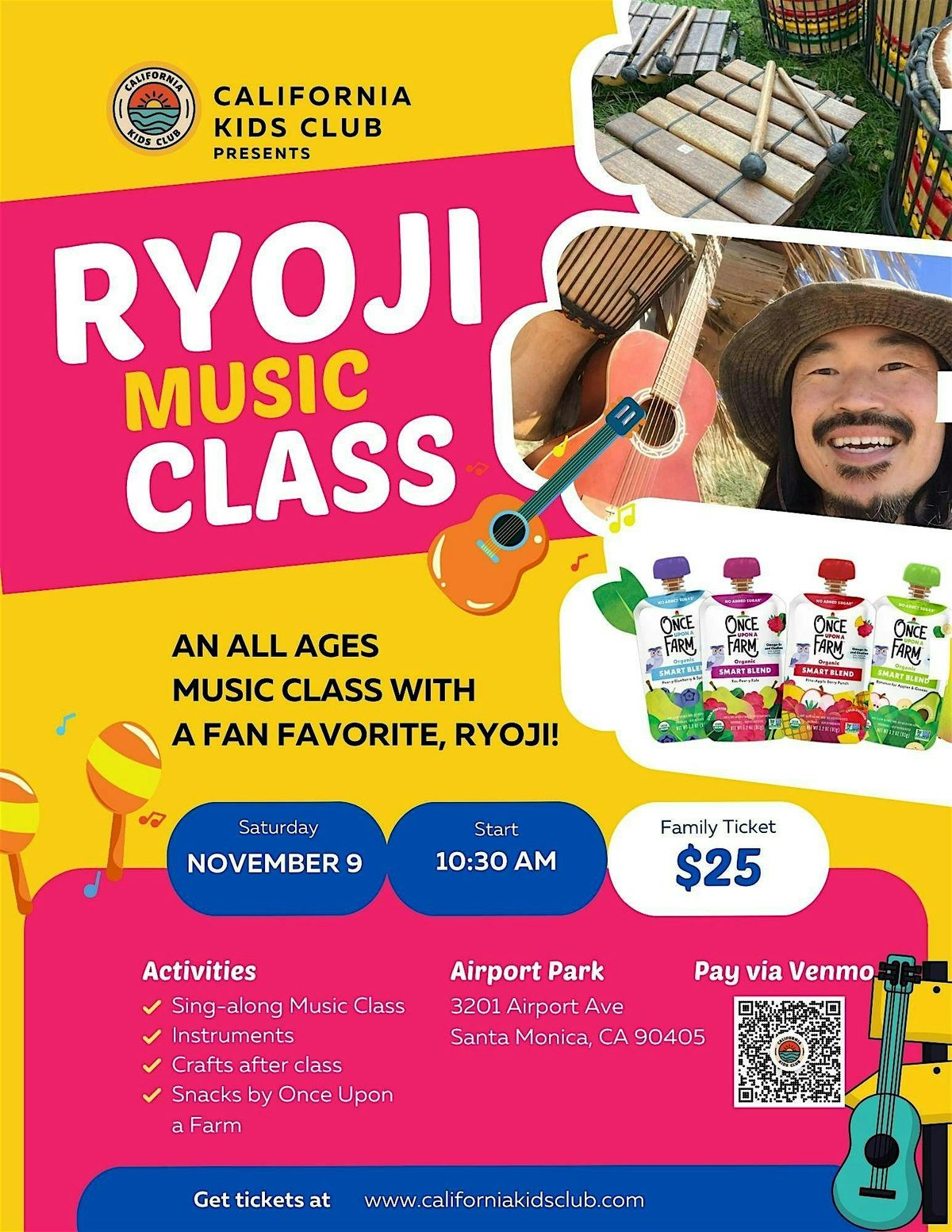 Ryoji Pop-Up with California Kids Club