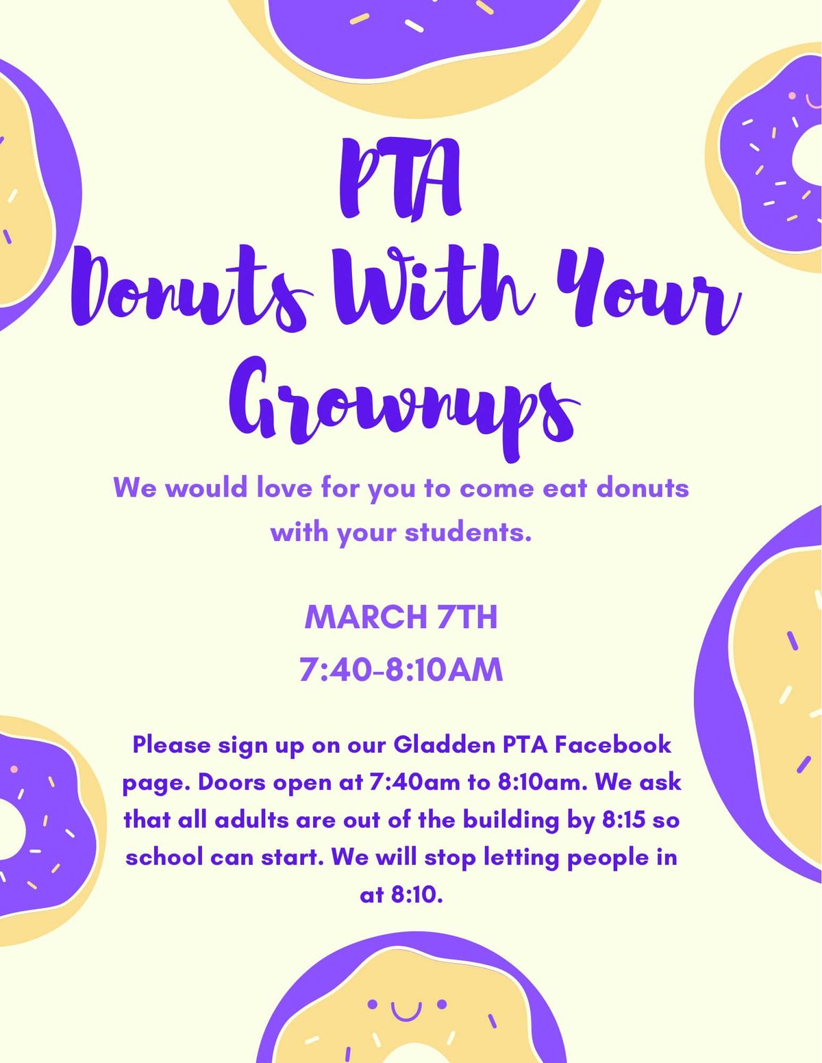 Donuts With Your Grownups