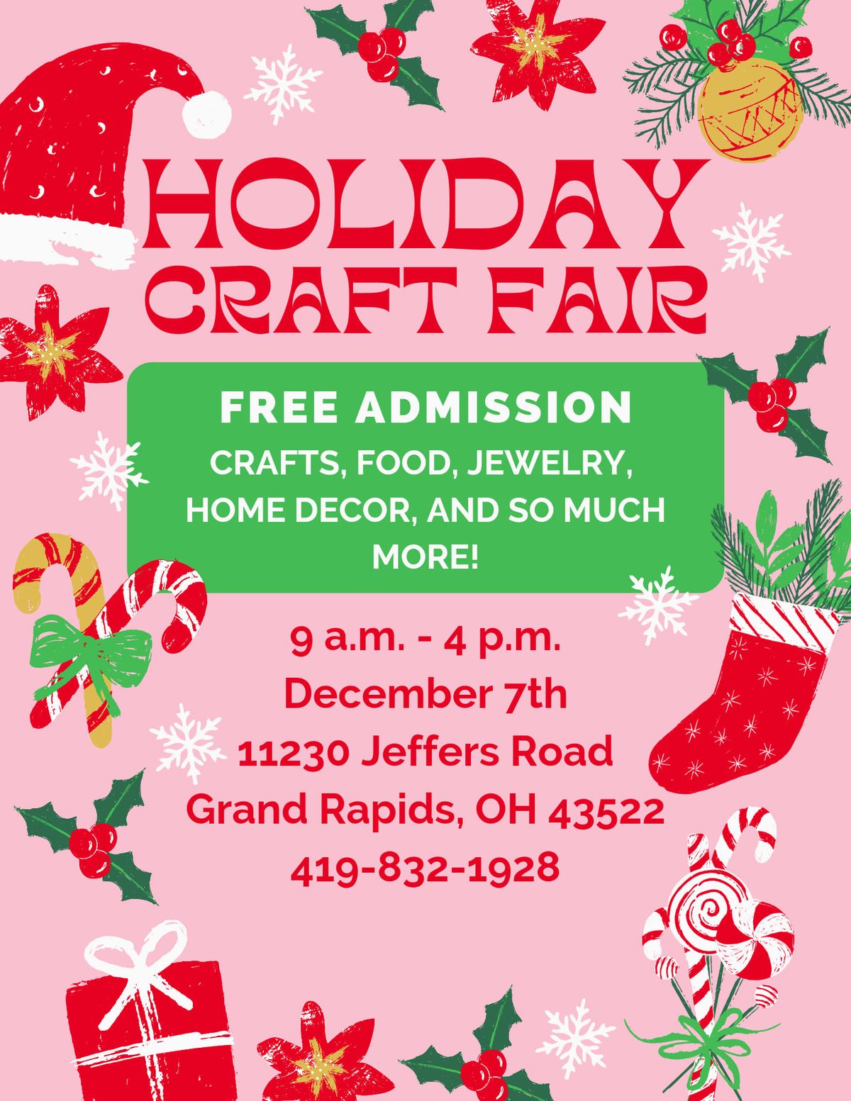 Jeffers Greenhouse Holiday Craft Fair