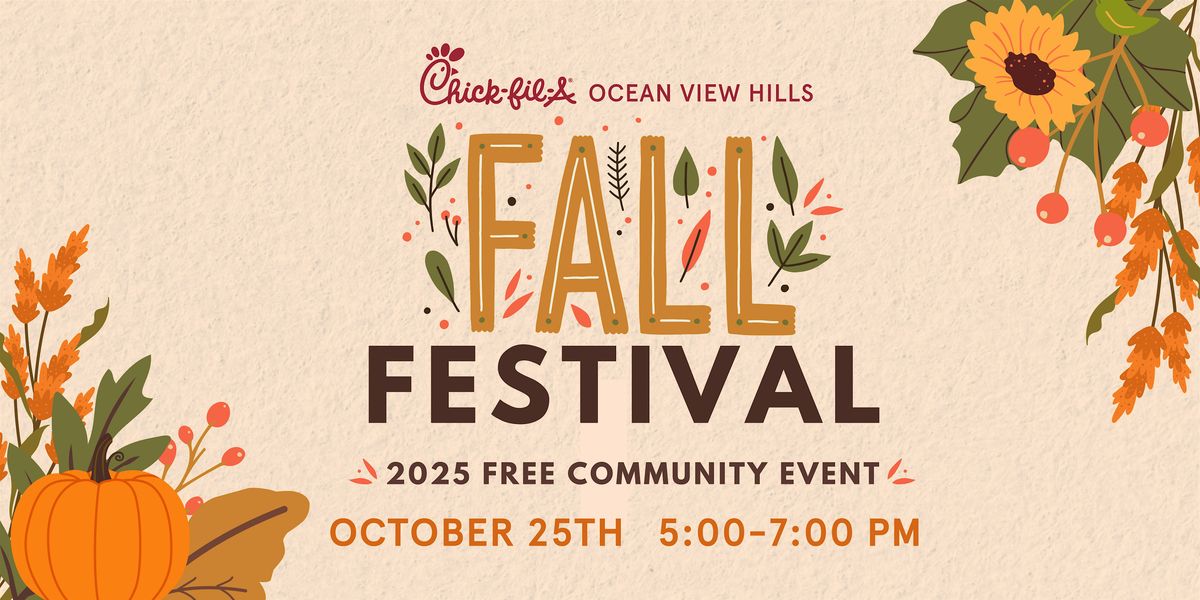 Chick-fil-A Ocean View Hills 2025 Fall Festival