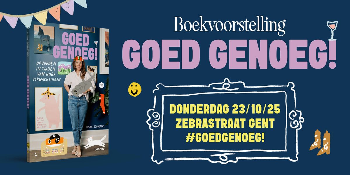 Goed Genoeg! Siska Schoeters stelt haar boek voor