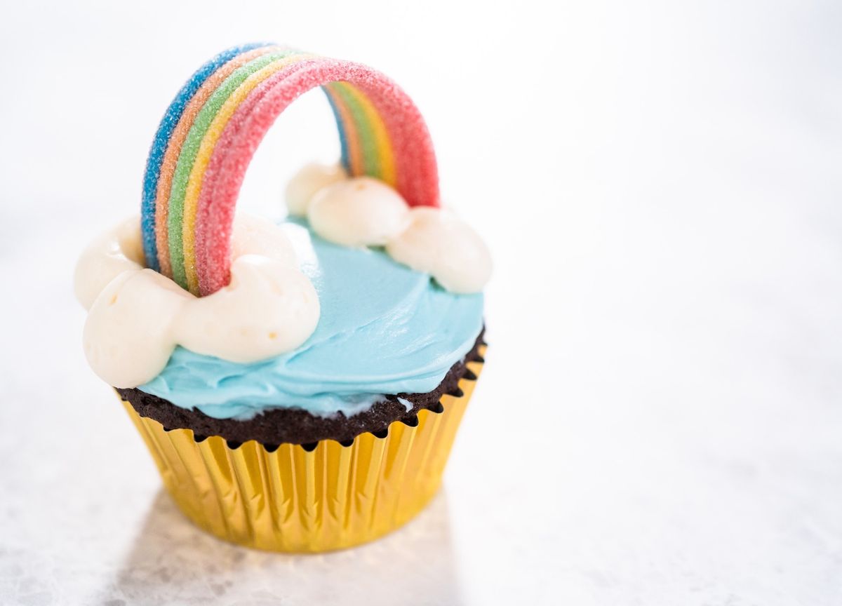 St. Paddy's Day Rainbow Cupcakes \u2022 Ages 2-8 with Caregiver 