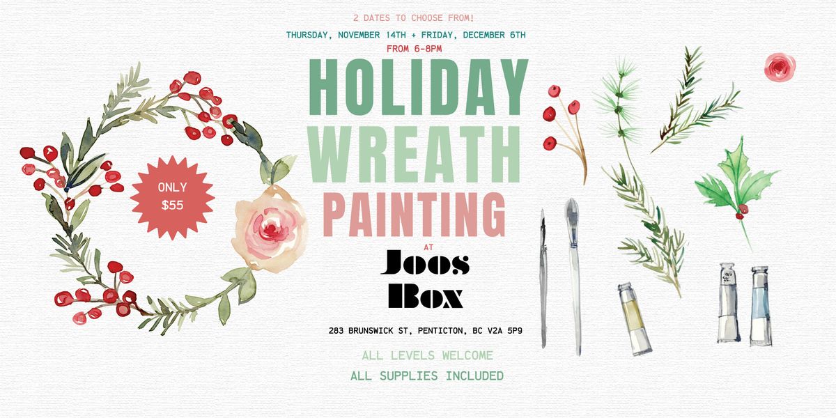 Holiday Wreath Painting Workshop