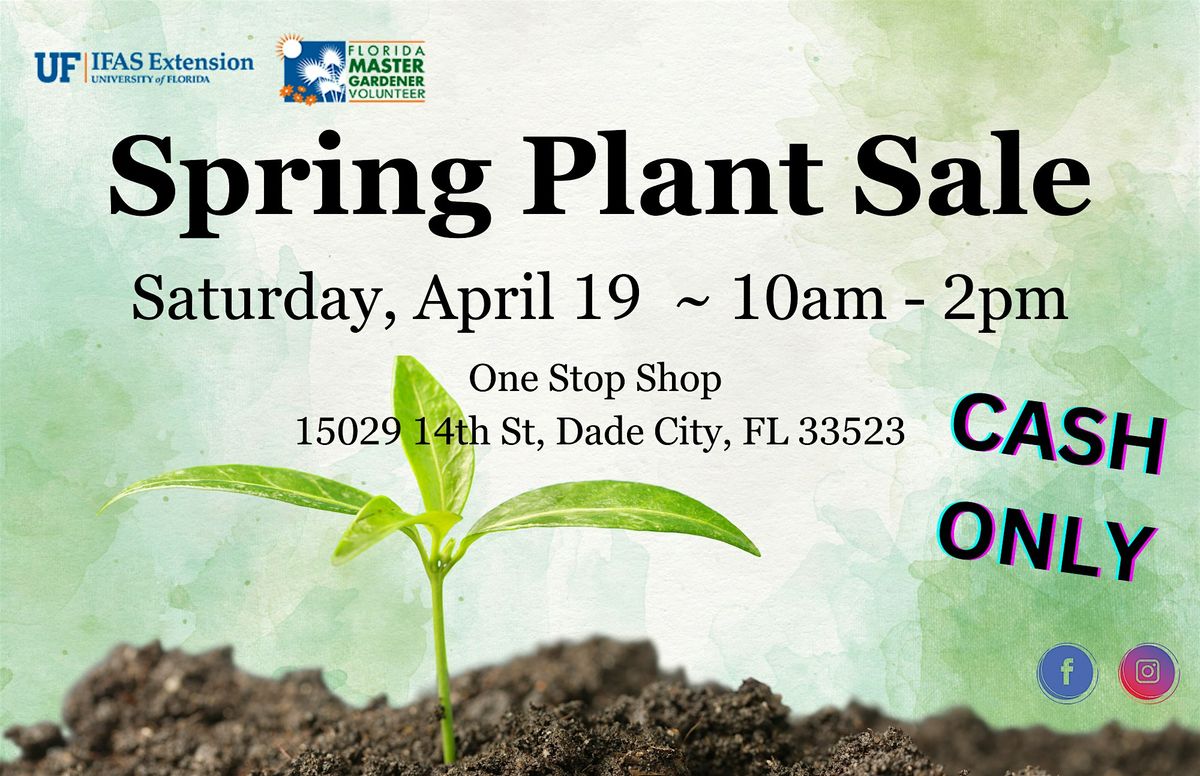 Spring Plant Sale