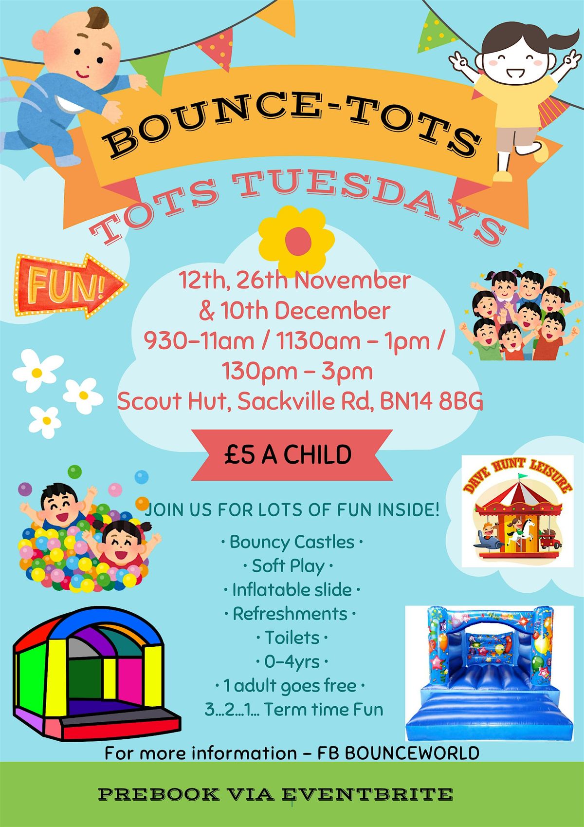 BOUNCE-TOTS- WORTHING - INDOOR PLAY