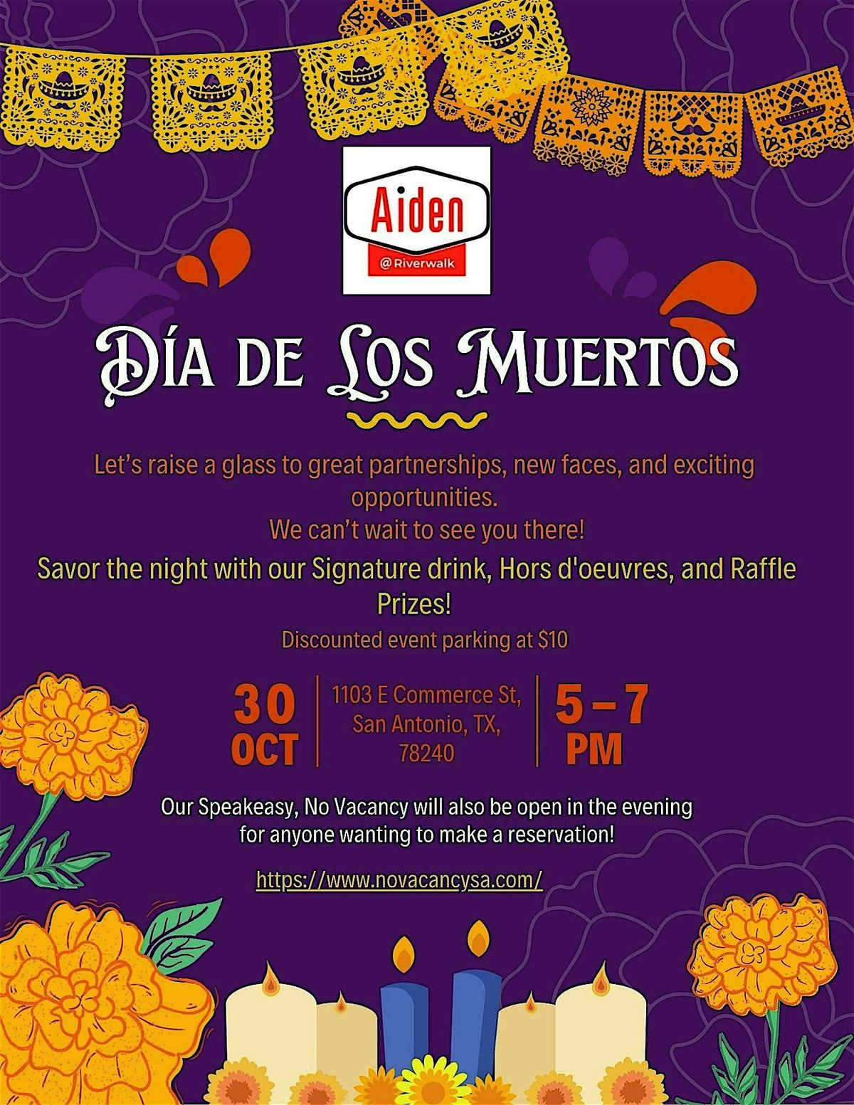 Aiden San Antonio Riverwalk Dia De Los Muertos Mixer