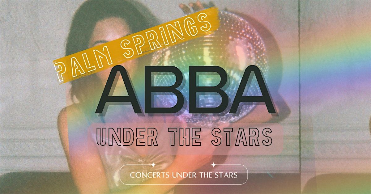 ABBA Under the Stars at the Saguaro Pool November 21st!