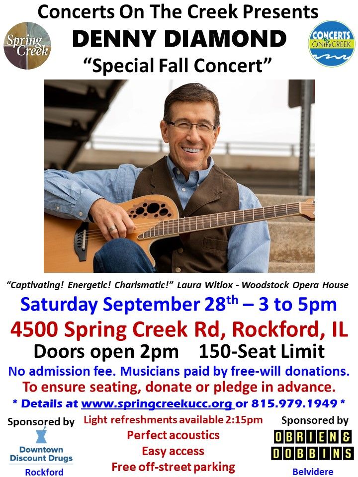 DENNY DIAMOND - Special Autumn Concert On The Creek