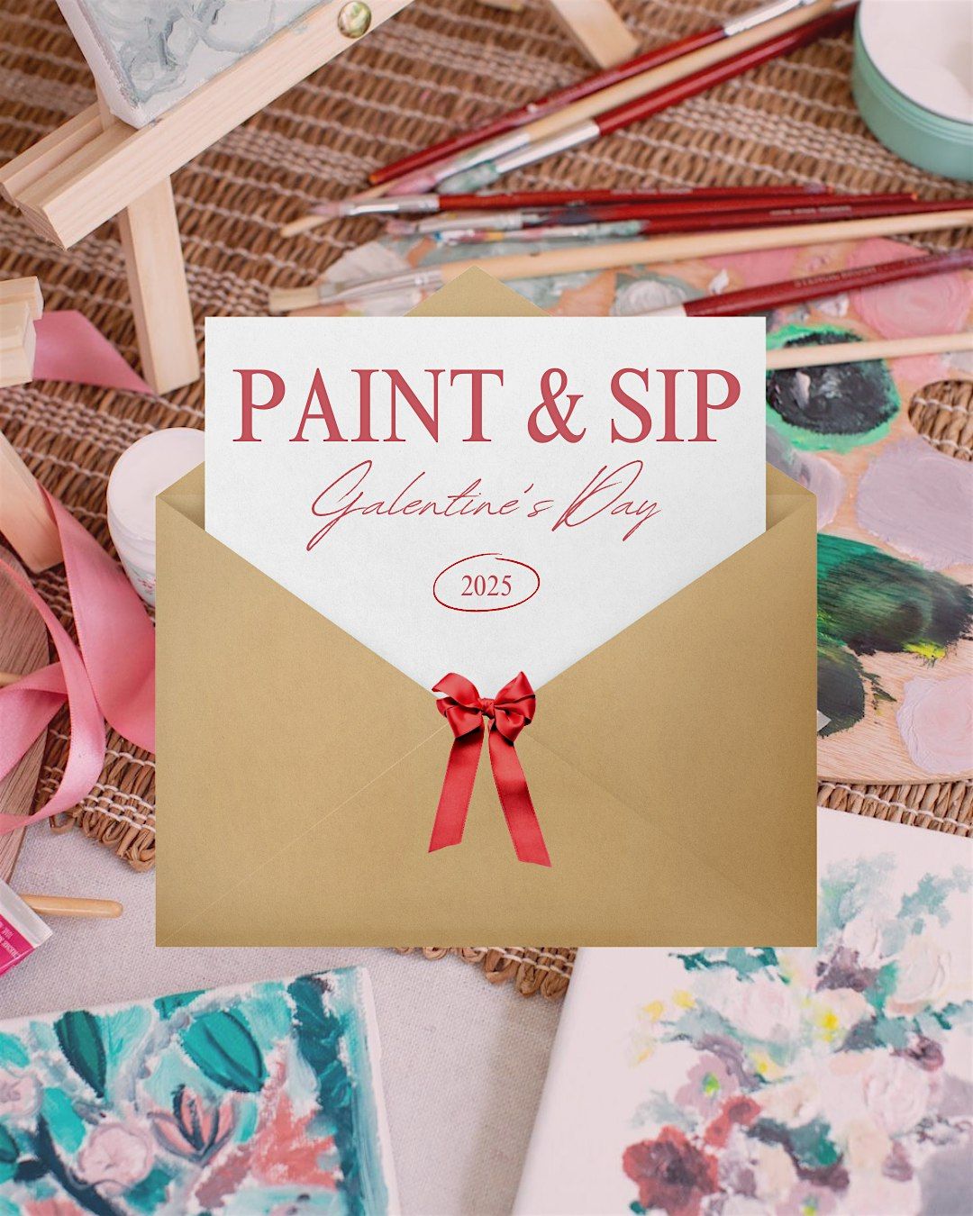 GALENTINE\u2019S PAINT & SIP AT HEALTHY VIBES!