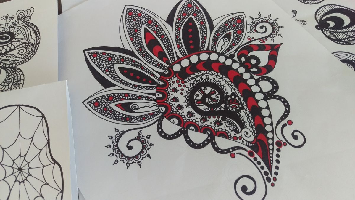 Szakadj ki a rohan\u00e1sb\u00f3l! \u2013 Meditat\u00edv rajz (Zentangle) workshop 