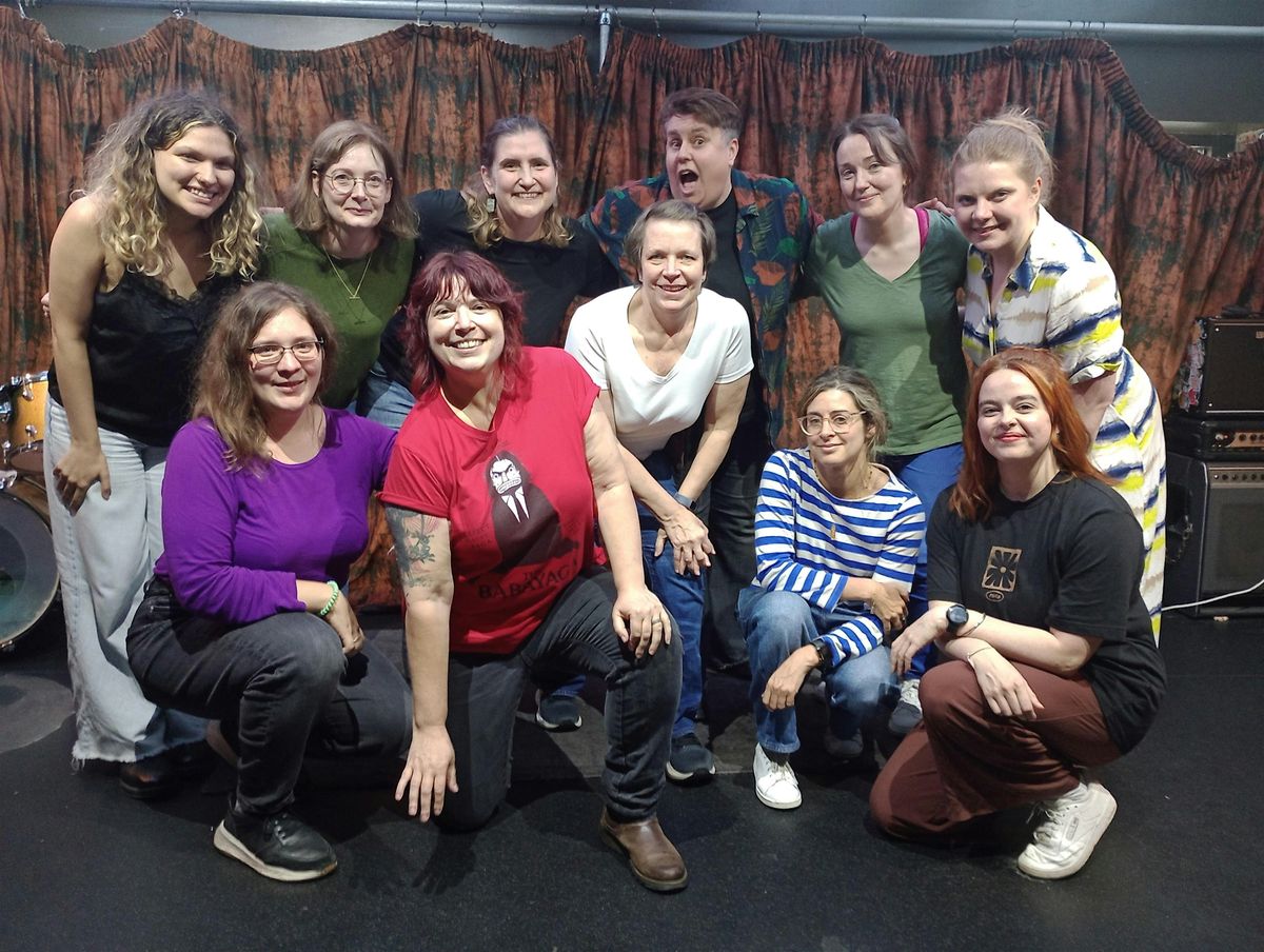 Women\u2019s improv playground- playing with the here and now
