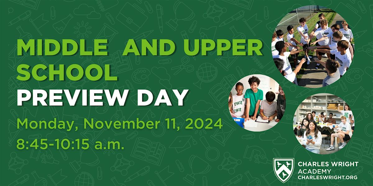 Middle and Upper School Preview Day