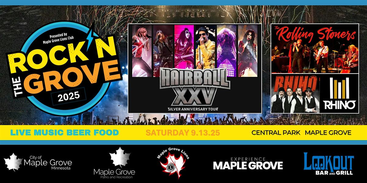 Get ready to rock and roll at Rock'n the Grove 2025!