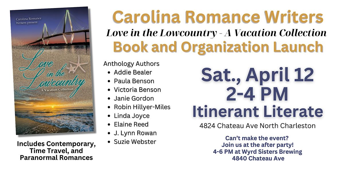 Carolina Romance Writers Book Launch and Organization Kick-Off