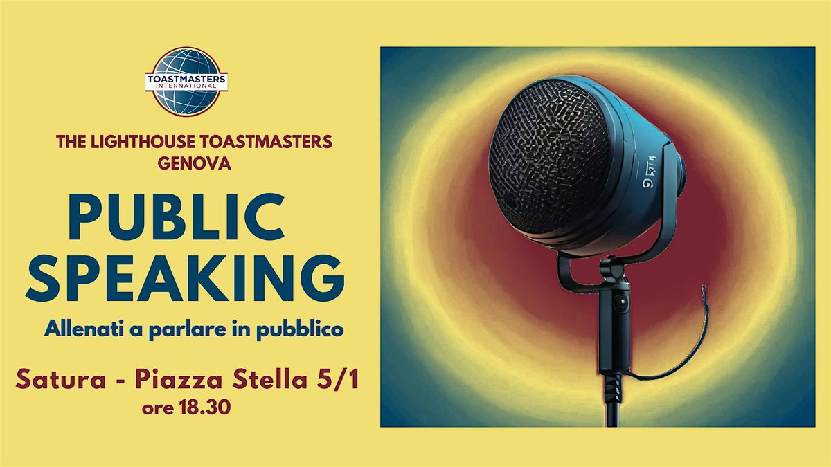 PROVA GRATUITA DI PUBLIC SPEAKING