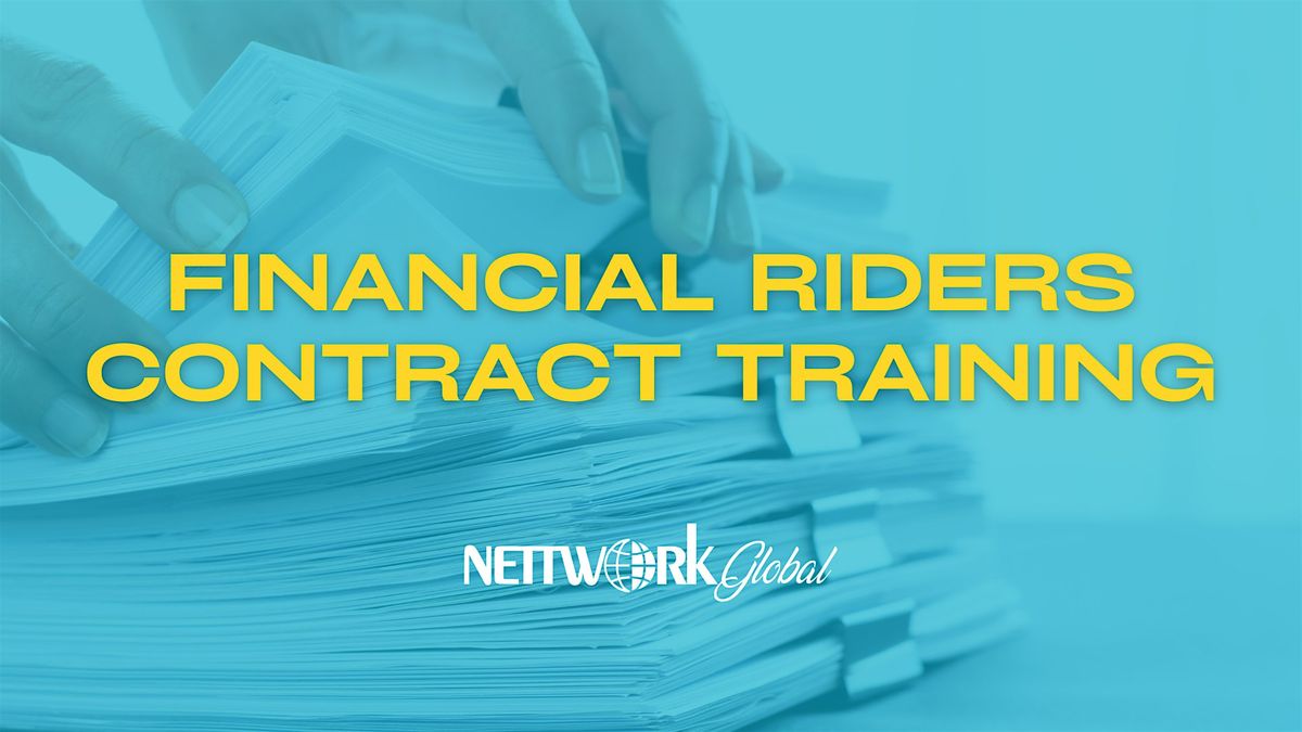 Financial Riders Contract Training