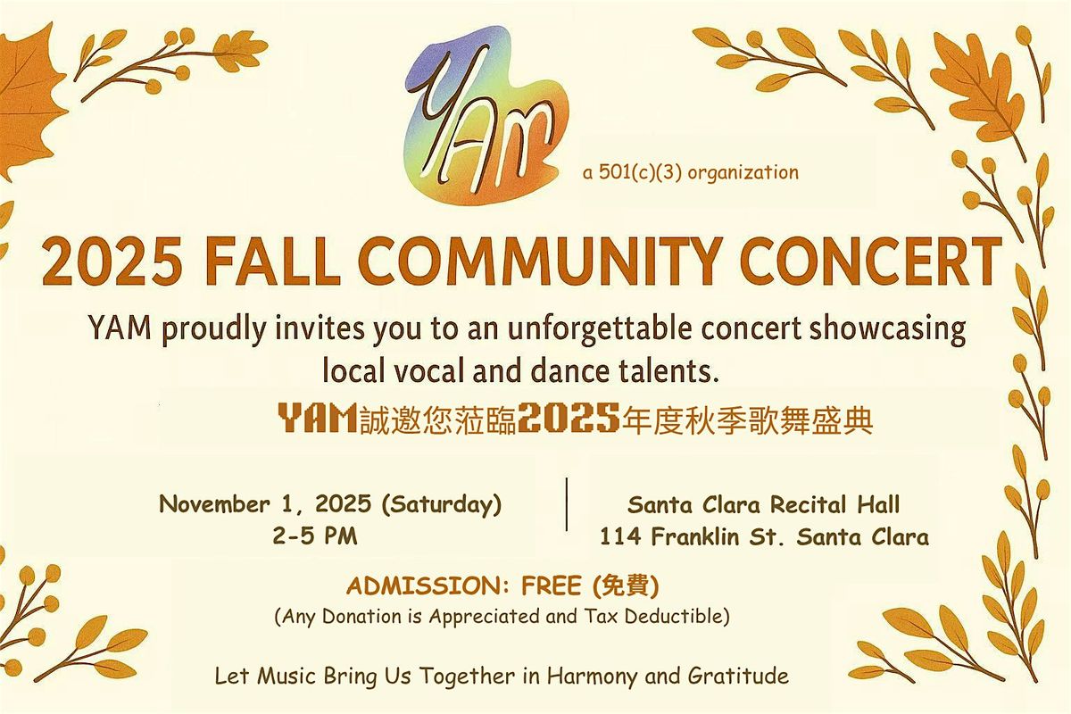 YAM 2025 Fall Community Concert