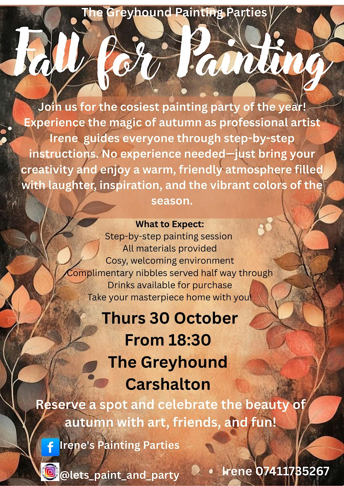 "Fall for Painting" Painting Party