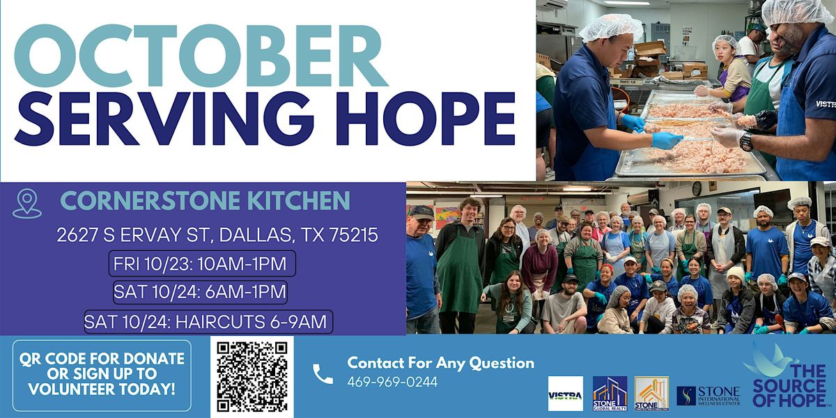 October Volunteer Serving Hope