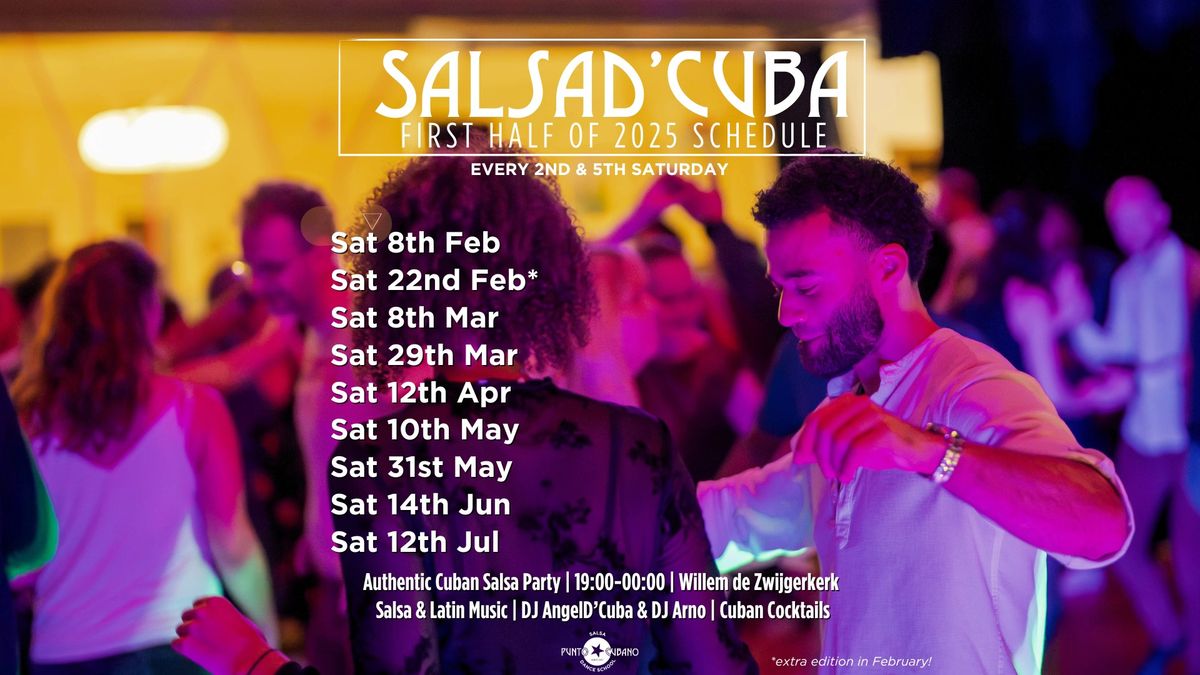 SalsaD'Cuba - Saturday 8th March - Amsterdam