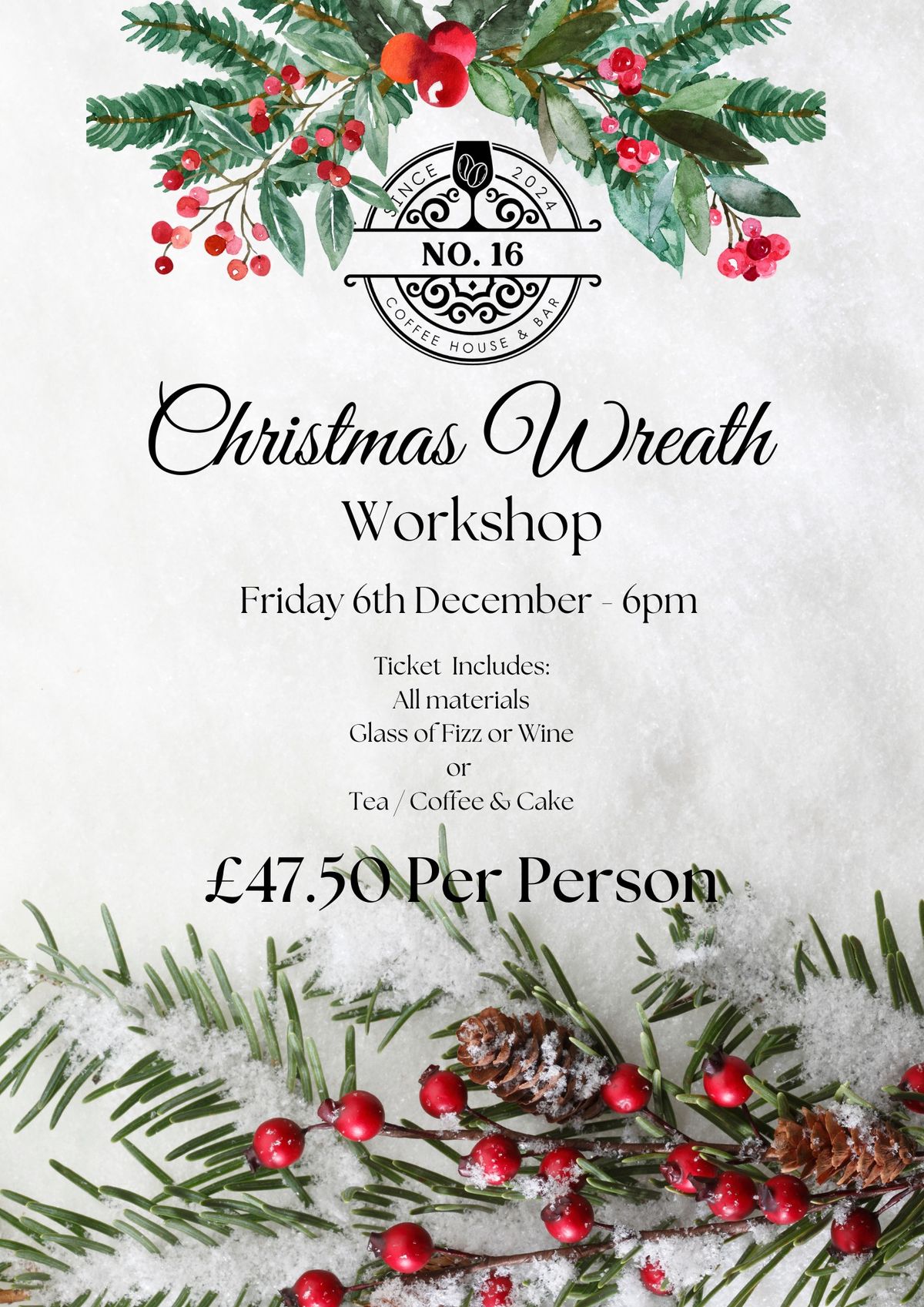 Christmas Wreath Workshop