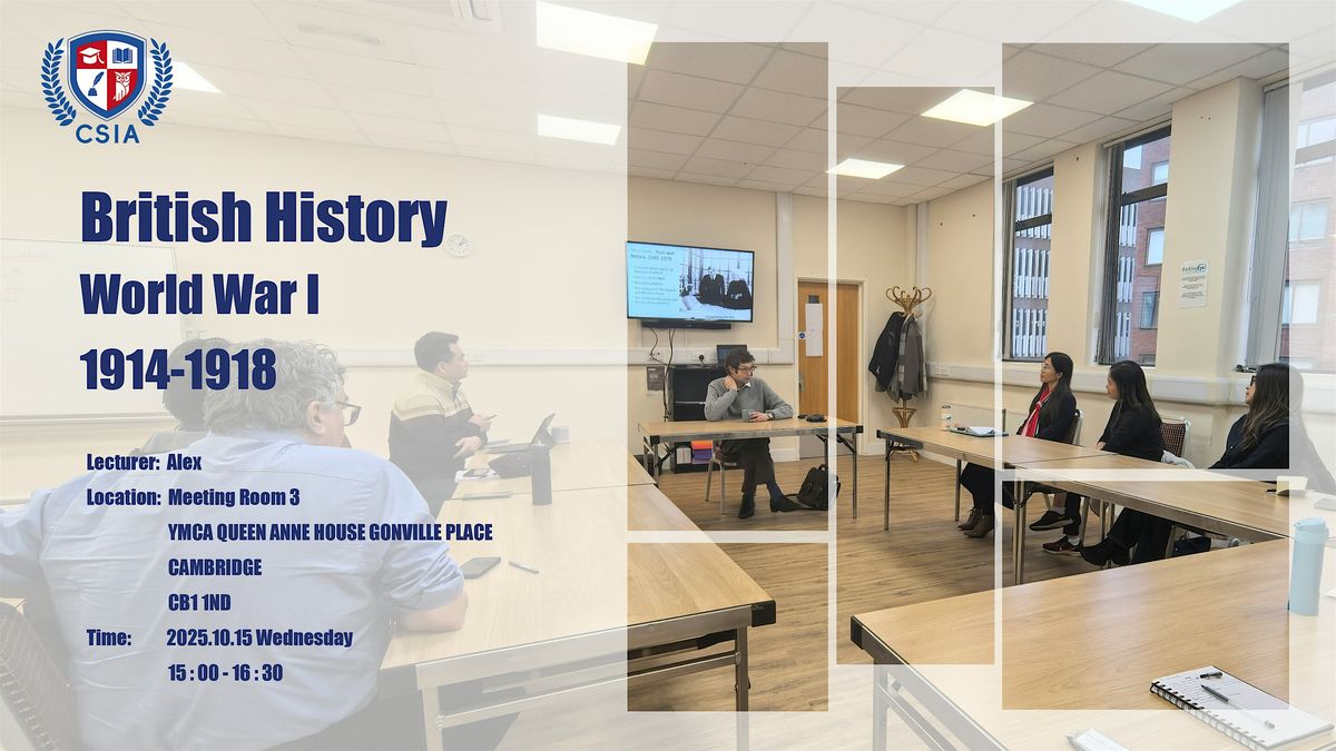 British History: World War I, 1914-1918