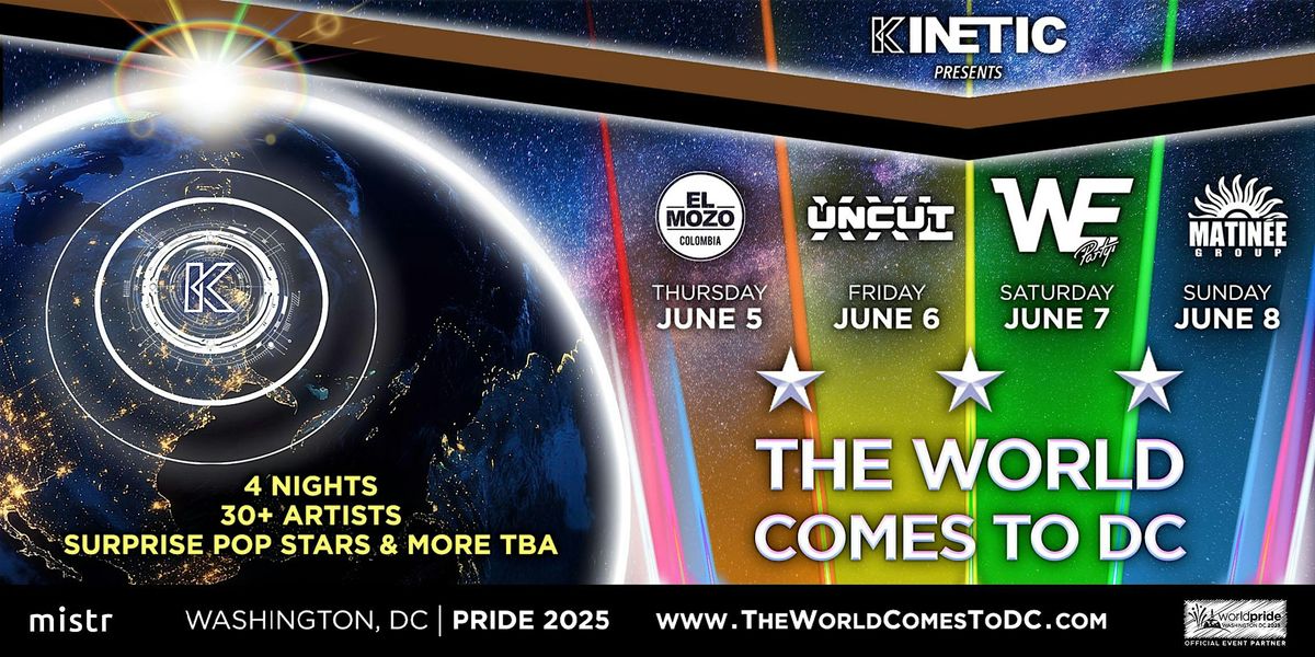 The World Comes to DC 2025 Pride Weekend Pass