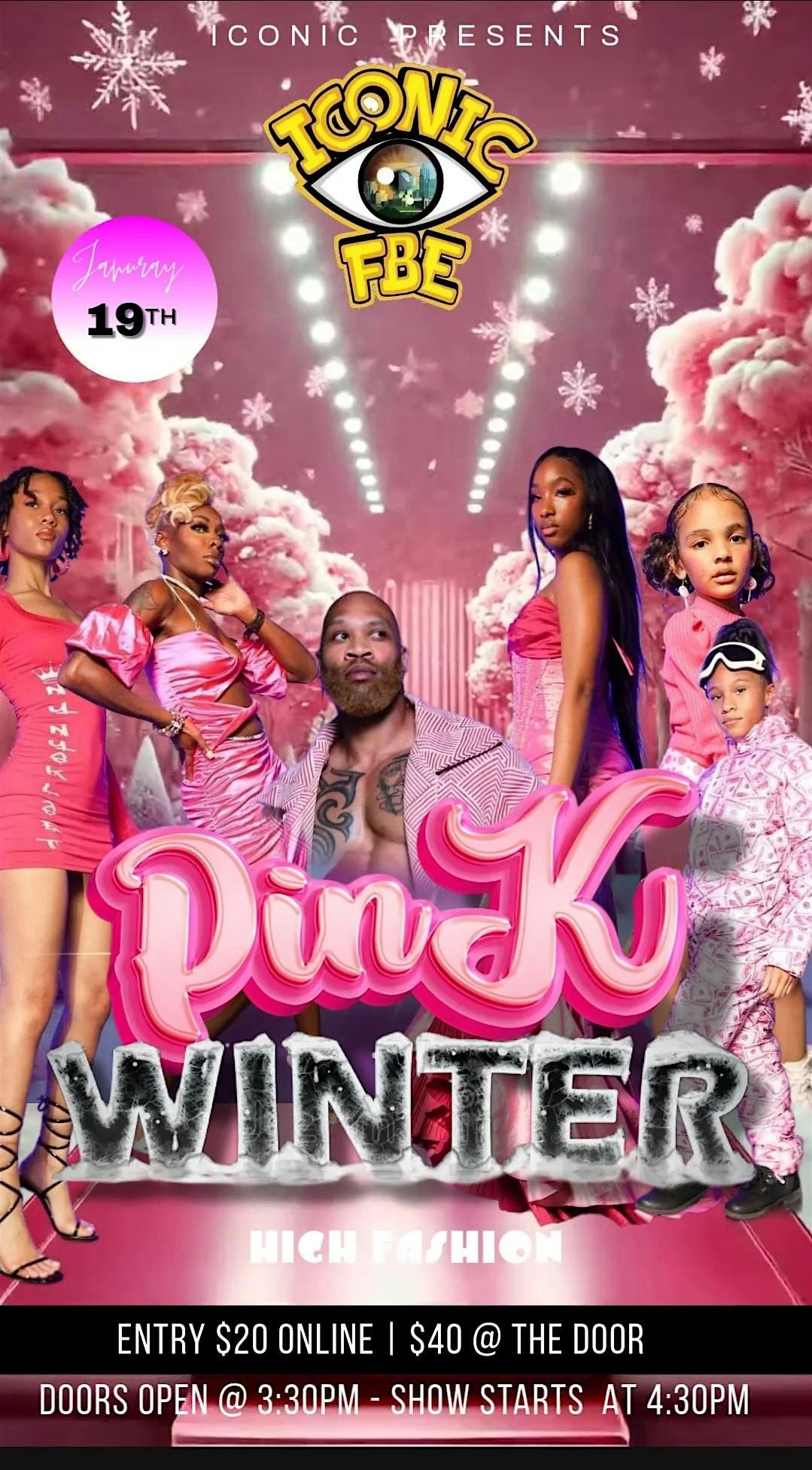 Iconic Ent Presents A Pink Winter Fashion Show