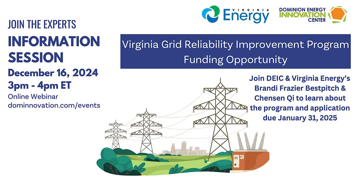 Virginia Grid Reliability Improvement Program Funding Opportunity