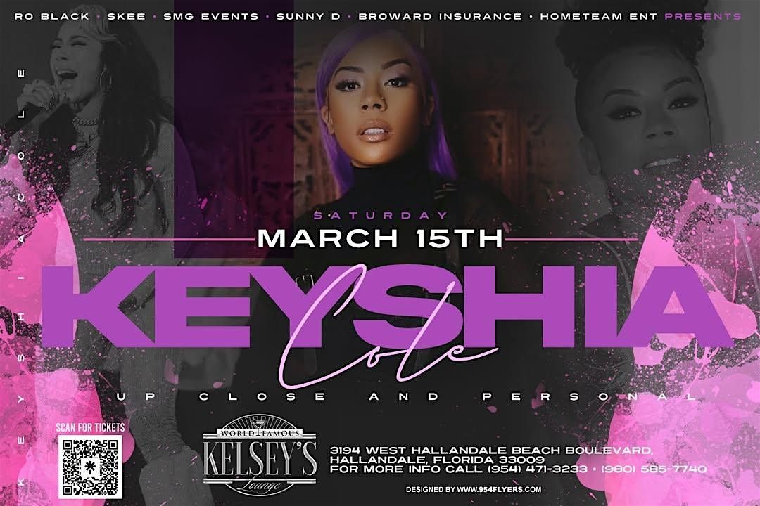 Keyshia Cole Up Close In Personal Satuday March 15th At Kelsey's Lounge