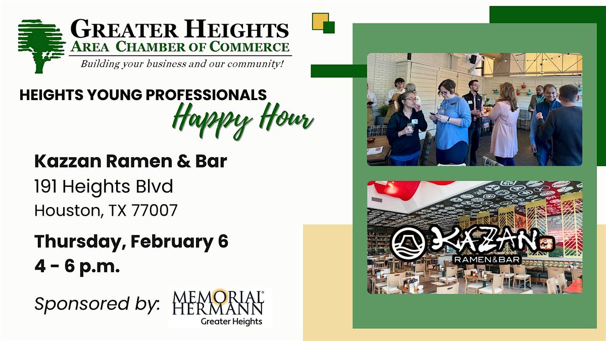 Heights Young Professionals Happy Hour