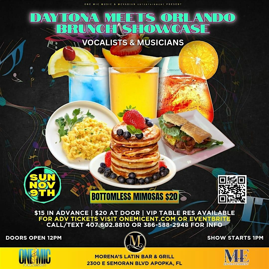 Daytona Meets Orlando Brunch Vocalist and Musician Showcase