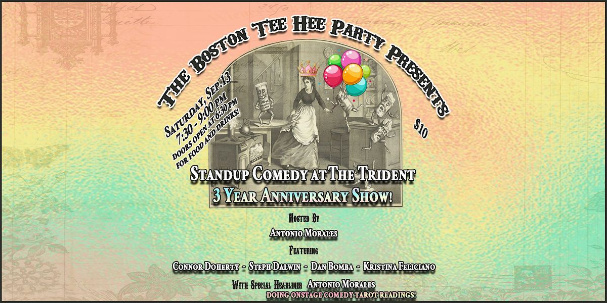 Standup Comedy: The Boston Tee Hee Party at Trident Bookstore