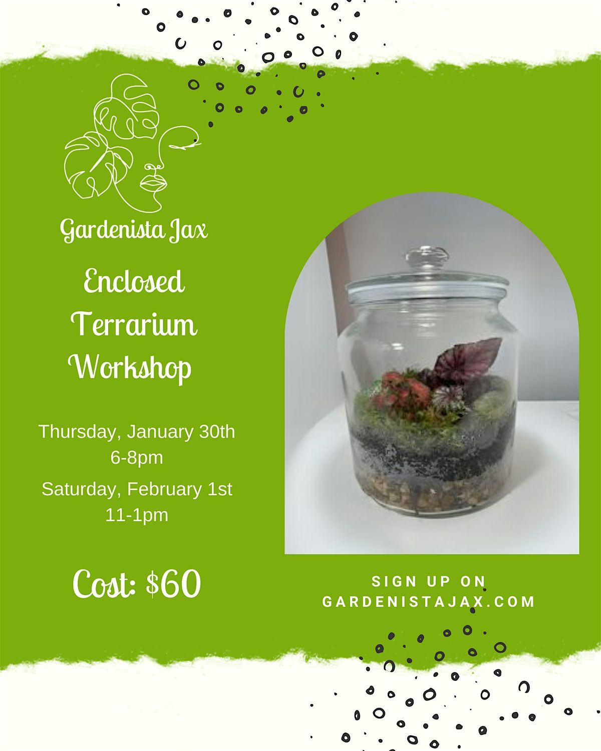 Enclosed Terrarium Workshop