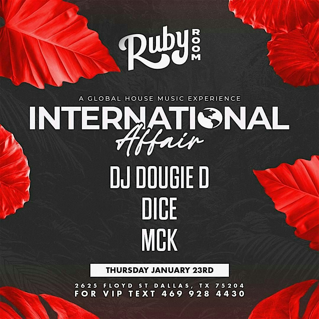 International Affair at Ruby Room 1\/23