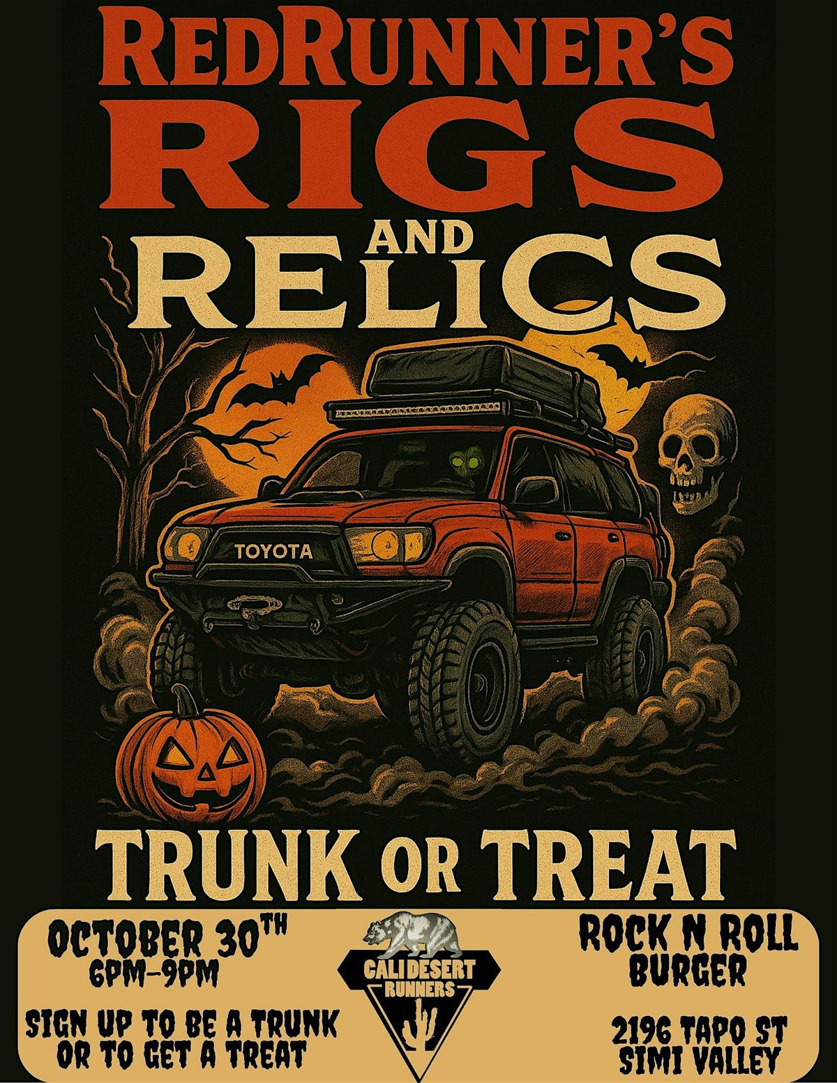 RedRunner\u2019s Rigs & Relics Trunk or Treat