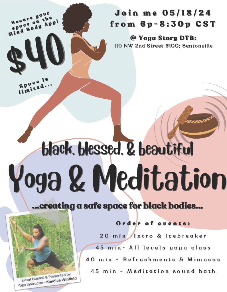 Black, Blessed and Beautiful: Yoga and Meditation Workshop