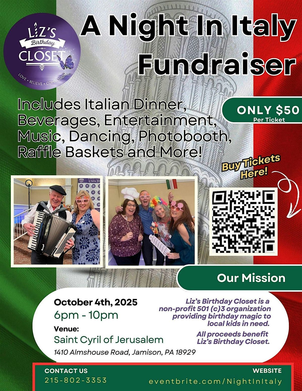 A Night In Italy Fundraiser