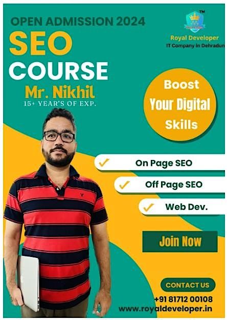 Master SEO in Just 30 Days: Join Royal Developer's  Course in Dehradun