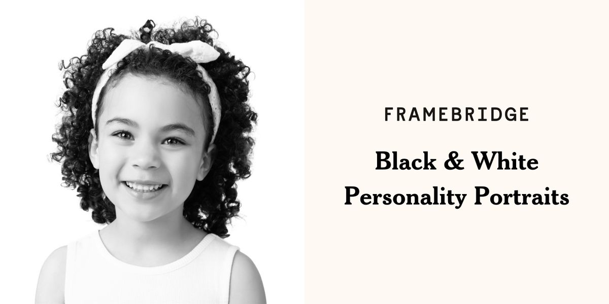 Black & White Personality Portraits at Framebridge 76th & 3rd