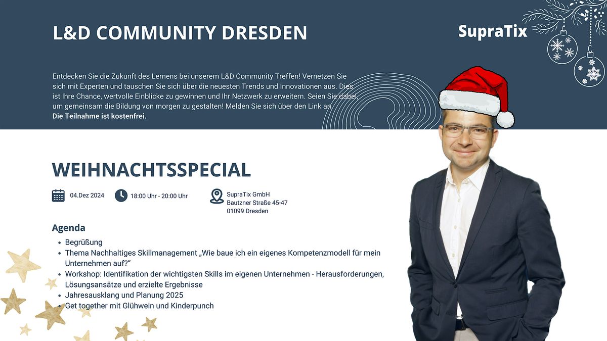 L&D Community Treffen \u2013 Weihnachtsspecial- am 04. Dezember 2024