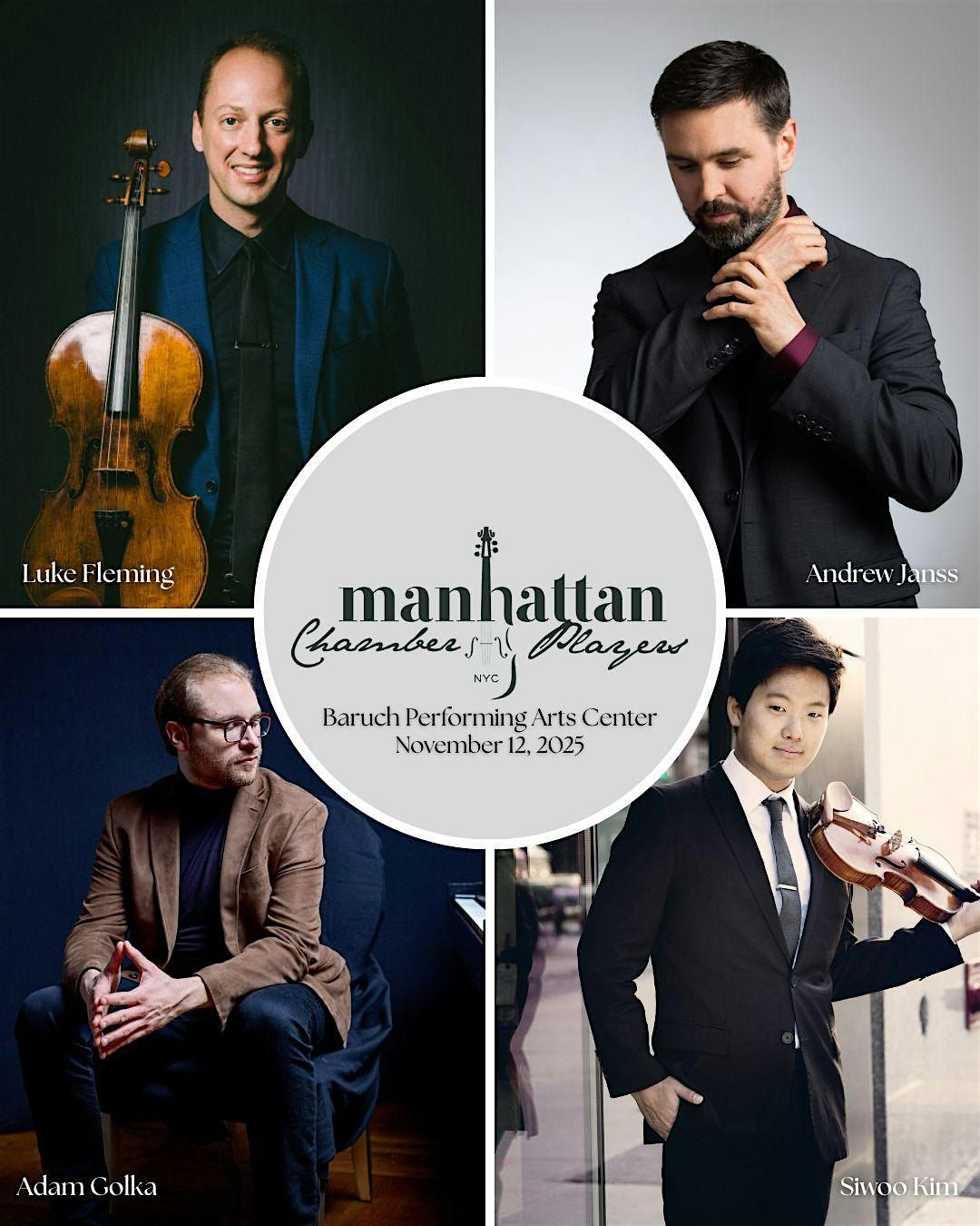 Schumann, Brahms, and Dvo\u0159\u00e1k with the Manhattan Chamber Players!
