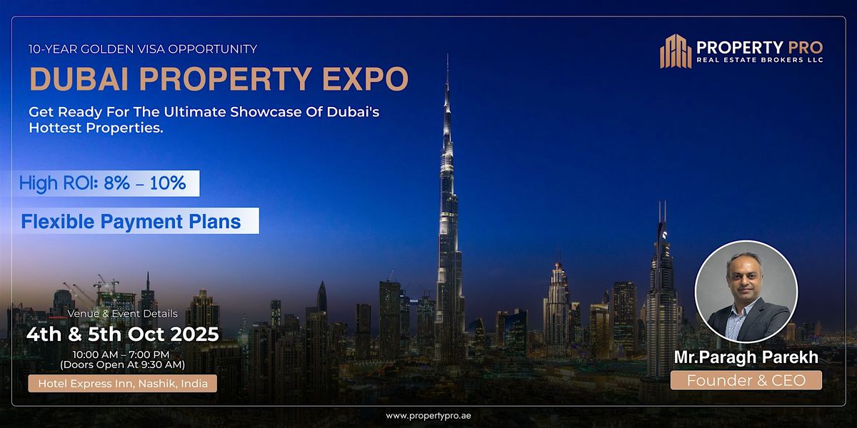 Dubai Property Expo - Nashik, India