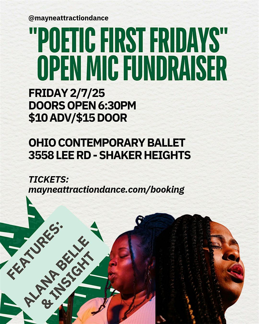 Poetic First Fridays Open Mic