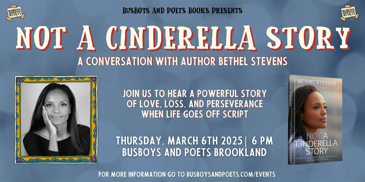 NOT A CINDERELLA STORY | A Busboys and Poets Books Presentation