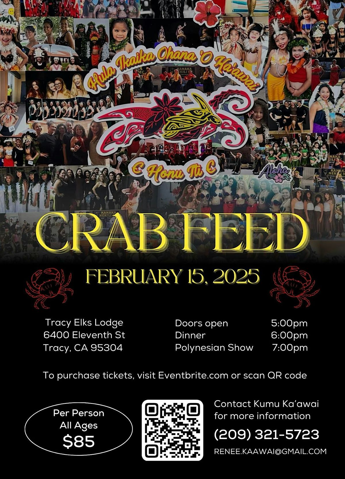 Hula Ikaika Ohana \u2018O Ka\u2019awai ~ E Honu Iti E 2025 Crab Feed